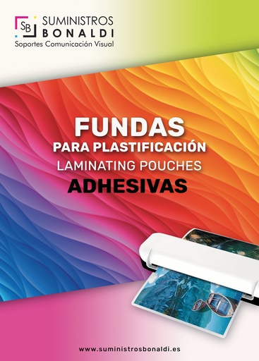 Fundas Plastificar Adhesivas (100 Fundas)