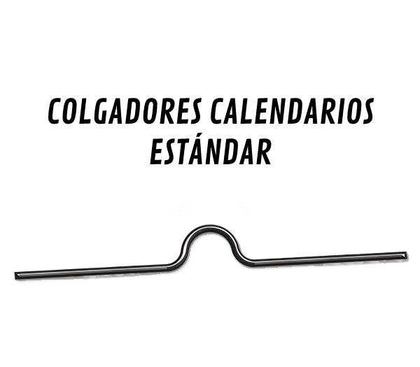 [47CCB100C] Colgador Calendario Estándar (Blanco, 100 mm, 1.500 uds)