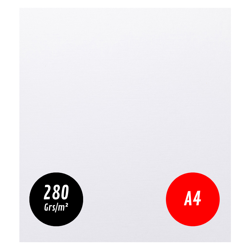 [43APC280A4] Astroprint Canvas DT 280 Grs Cordenons (A4, 100 Hojas/Paq)