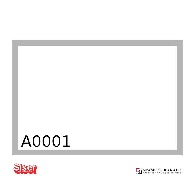[6A0001] Siser PS Film (A0001 - Blanco, Metro Suelto)