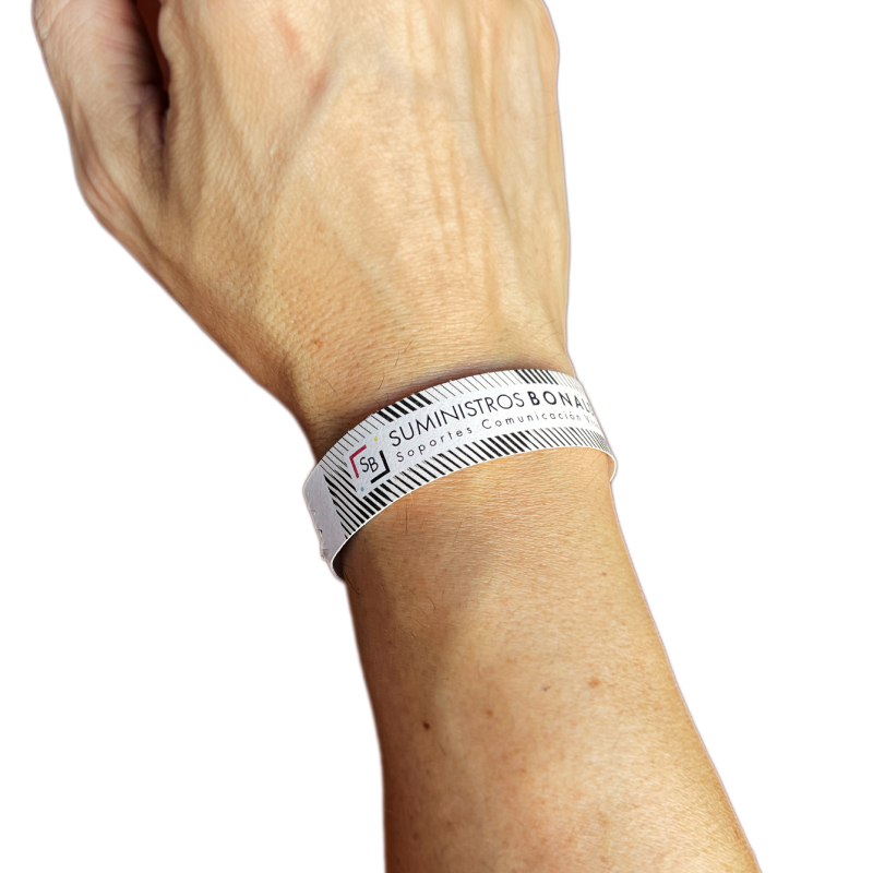 Pulseras Láser Impresión Digital (500 Uds)