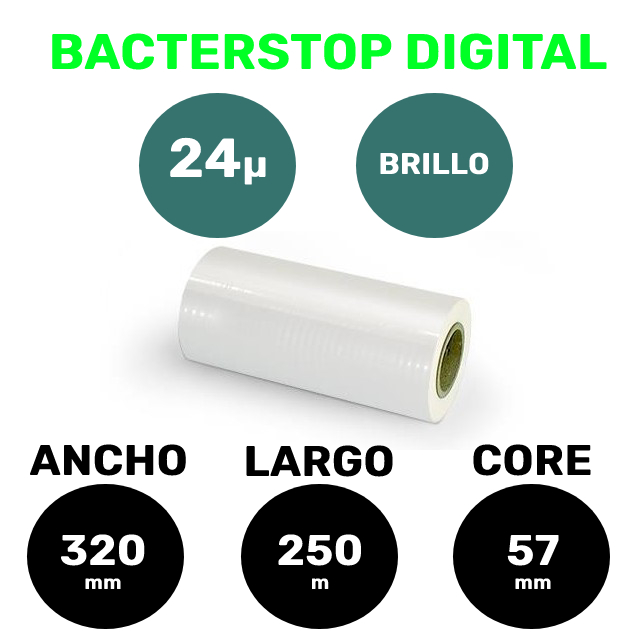 Bobina Laminación Bacterstop Digital