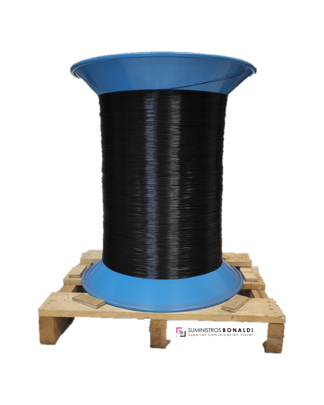[980010001] Alambre Recubierto de Nylon (1 mm, Negro)