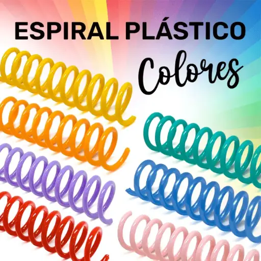Espiral Plástico Colores